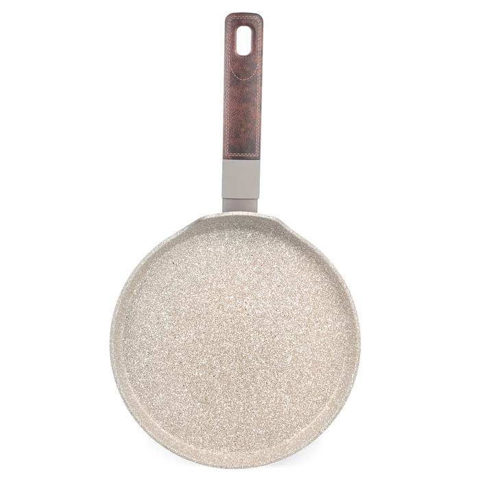 СКОВОРОДА БЛИННАЯ С АНТИПРИГАРНЫМ ПОКРЫТИЕМ PFLUON MARBLE, 22*4,3 СМ