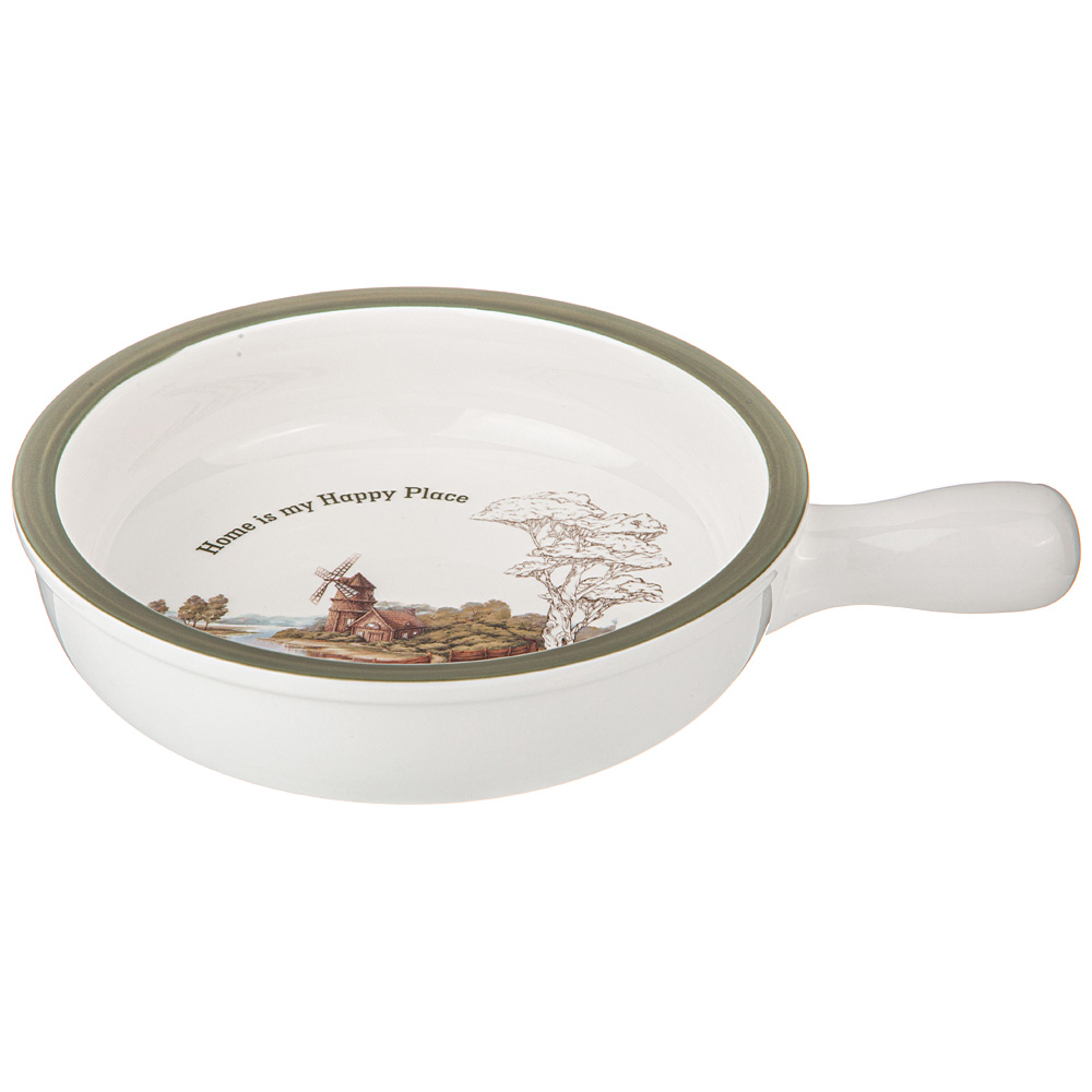 263-1321 САЛАТНИК С РУЧКОЙ LEFARD "FAMILY HOUSE" 800 МЛ 27*20*5 СМ (КОР=12ШТ.)