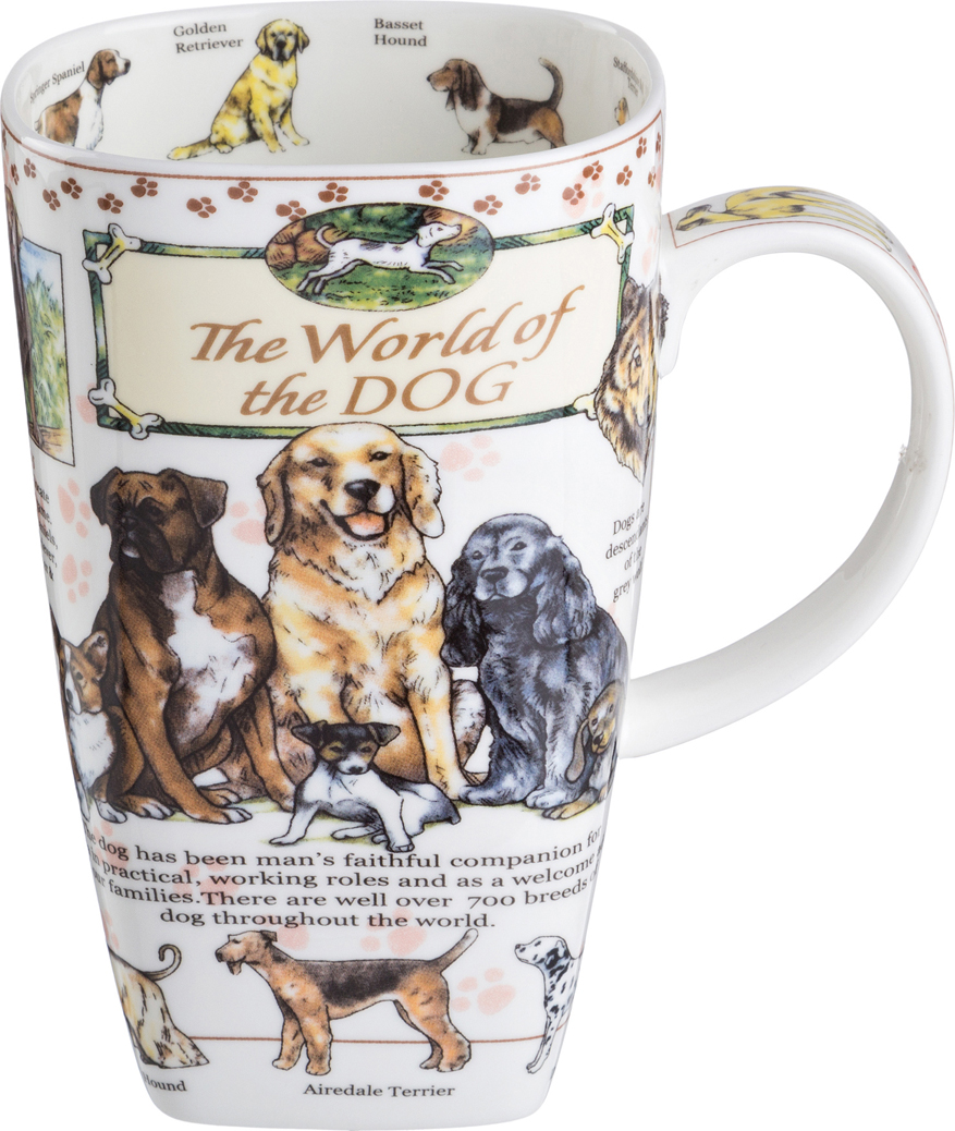 264-218 КРУЖКА LEFARD "THE WORLD OF THE DOG" 650 МЛ (КОР=24ШТ.)