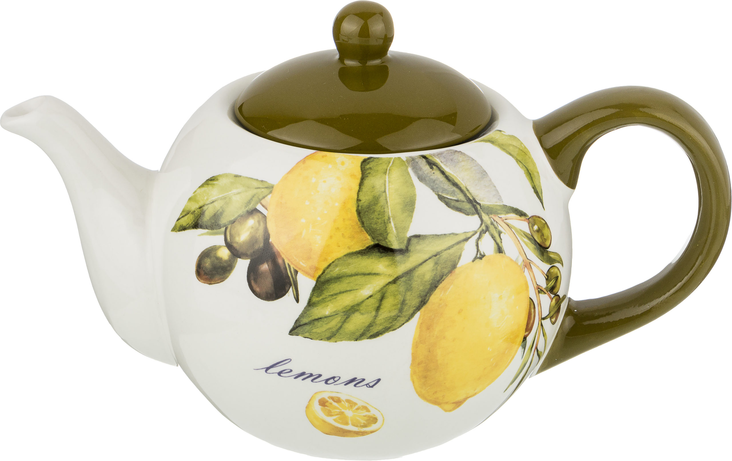 358-1563 ЧАЙНИК AGNESS  "ЛЕМОН ТРИ" 22,5*13,5*14,5 СМ 900 МЛ (КОР=12ШТ.)