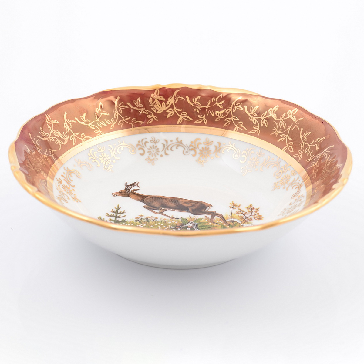 31395 Набор салатников 16 см Охота Красная Sterne porcelan (6 шт)