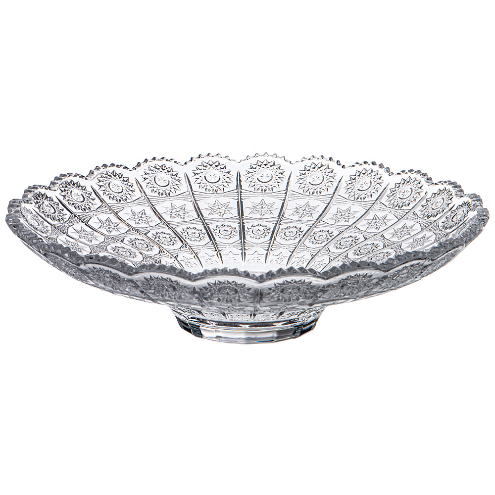 695-043 БЛЮДО "MUZA CRYSTAL" 27,2Х27,2Х6,8 СМ
