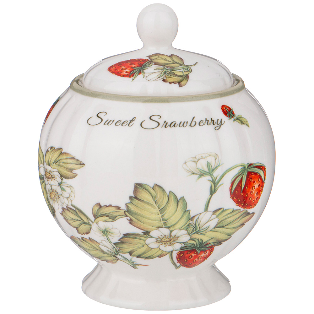 85-1900 САХАРНИЦА LEFARD "STRAWBERRY" 400 МЛ (КОР=36ШТ.)