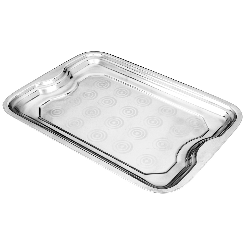 880-158 ПОДНОС AGNESS, НЕРЖ СТАЛЬ,38*28 СМ