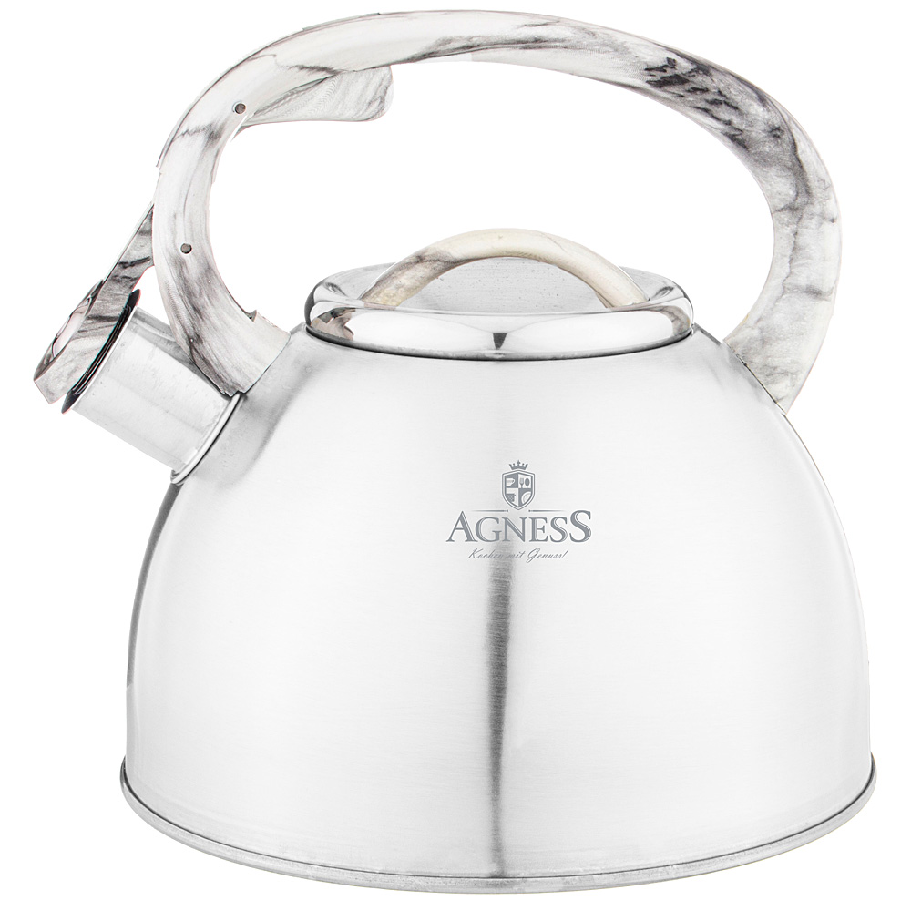 907-094 ЧАЙНИК AGNESS СО СВИСТКОМ 2,5 Л, ИНДУКЦИОН. ДНО
