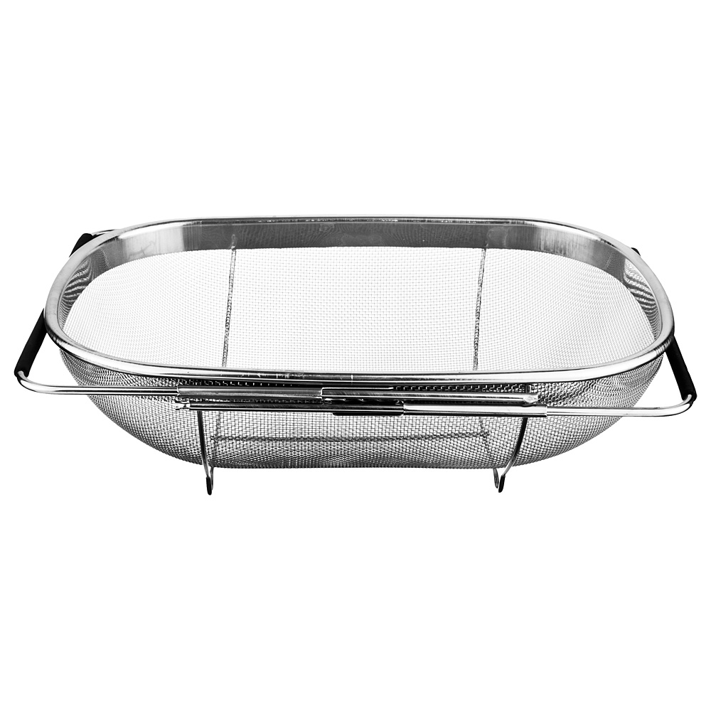 941-016 СИТО С РАЗДВИЖНОЙ РУЧКОЙ 34*24 CM. ВЫСОТА=10 СМ. БЕЗ УПАКОВКИ (КОР=24ШТ.)