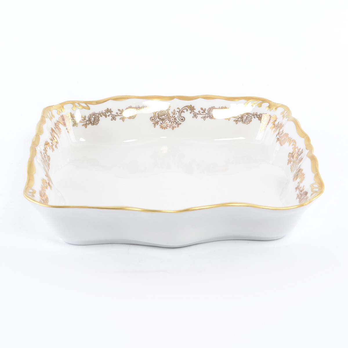 40572 Салатник квадратный Queen's Crown 21 см