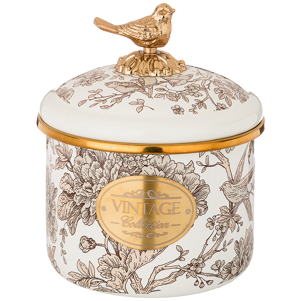 950-098 БАНКА ДЛЯ СЫПУЧИХ ПРОДУКТОВ AGNESS, СЕРИЯ ROYAL GARDEN 12 Х 9СМ / 1,0Л