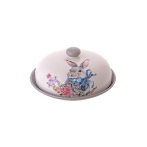 63751 Блюдо для блинов с крышкой Repast Happy Easter 23*9,7 см
