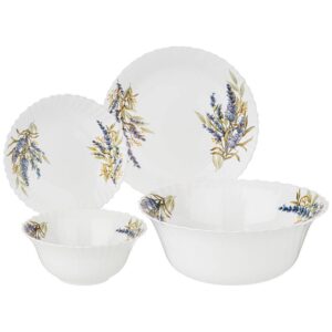 598-063 НАБОР СТОЛОВЫЙ AGNESS LAVENDER FIELD 19ПР: 25СМ/20СМ/15СМ/23СМ