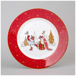 425-119 ТАРЕЛКА ОБЕДЕННАЯ LEFARD "FAMILY CHRISTMAS" 25 СМ (КОР=24ШТ.)