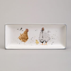 358-2290 БЛЮДО LEFARD "FUNNY HENS" 28*12*3 СМ (КОР=32ШТ.)