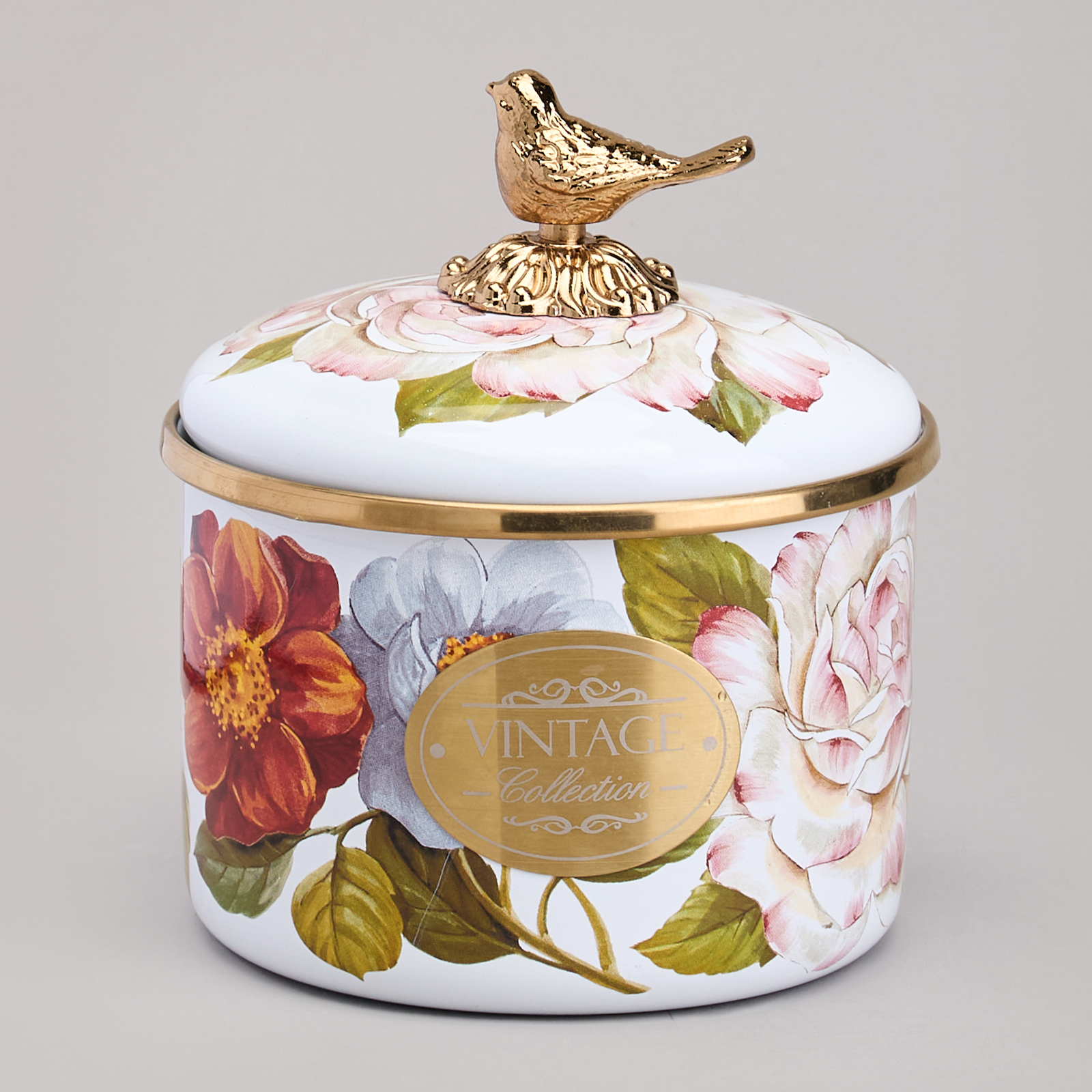 950-599 БАНКА ДЛЯ СЫПУЧИХ ПРОДУКТОВ AGNESS, СЕРИЯ ФЛАНДРИЯ, 12Х9СМ/ 1,0Л