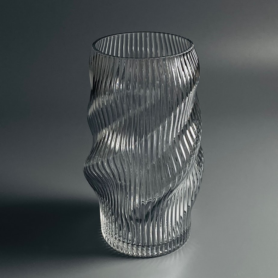 200-176 Декоративная ваза для цветов 24,5см в под.уп.(х8)