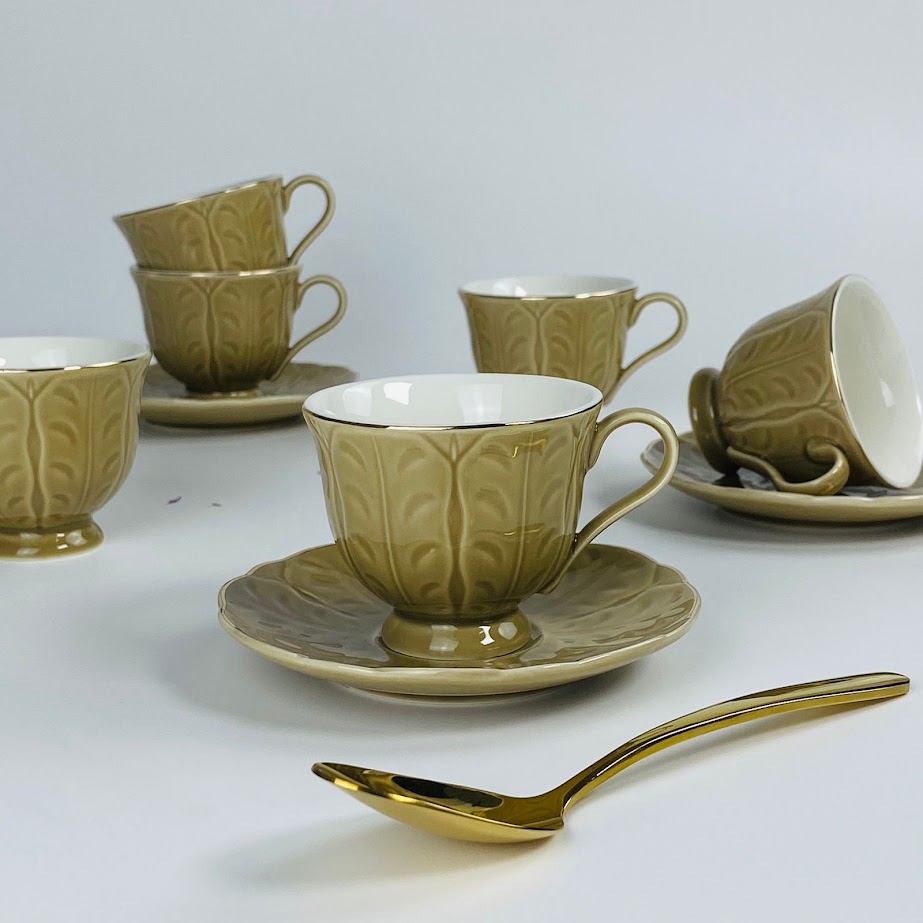 181-233 Кофейный набор 12пр. 95мл в под.уп.(х12)Фарфор