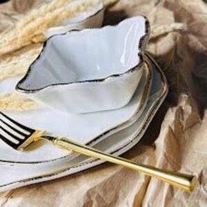 142-017 Набор из 6 квадратных салатников 11х5см ОФЕЛИЯ в под.уп.(х8)Фарфор