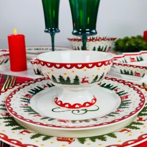 164-045 Креманка НОВЫЙ ГОД d под.уп.(х24)Фарфор