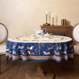 СКАТЕРТЬ ОВАЛЬНАЯ "PASSAGE"140Х300СМ ,БЕЖЕВЫЙ, 100% ХЛОПОК,ТВИЛ, ПРОПИТКА