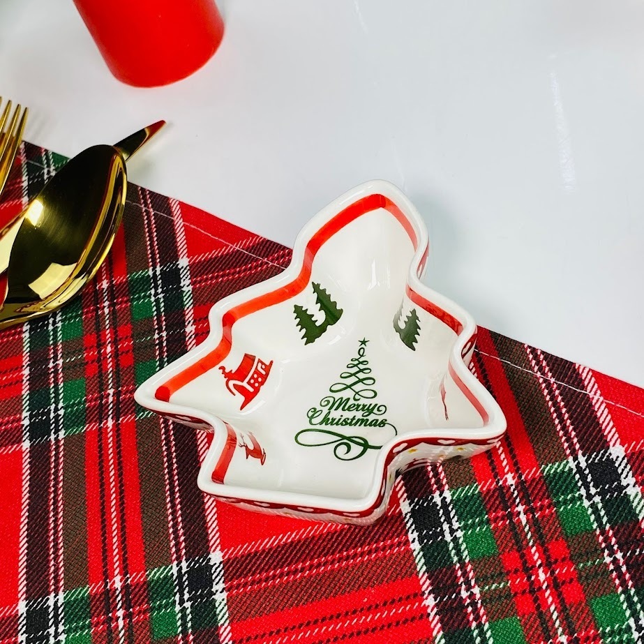 164-046 Глубокое блюдо 11см НОВЫЙ ГОД в под.уп.(х48)Фарфор