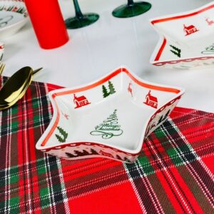 164-052 Глубокое блюдо 14,5см НОВЫЙ ГОД в под.уп.(х48)Фарфор