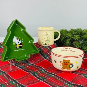 164-069 Детский набор 3 предмета НОВЫЙ ГОД в под.уп.(х12)Фарфор