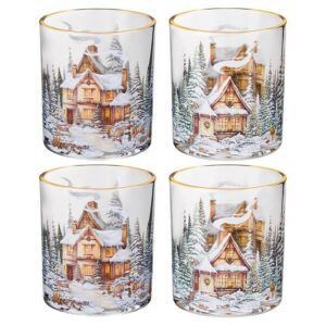 НАБОР СТАКАНОВ ИЗ 4-Х ШТ. "НАКАНУНЕ РОЖДЕСТВА" 320 МЛ