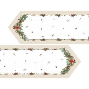 ДОРОЖКА НА СТОЛ 45Х300 CM  "CELEBRATION", ЦВЕТ: БЕЖЕВЫЙ, TM LEFARD, ПОЛИЭСТЕР 100% (КОР=44ШТ.)