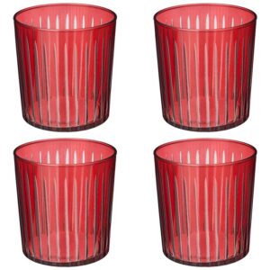 НАБОР БОКАЛОВ ИЗ 4 ШТУК "SICILIA" RED 380МЛ