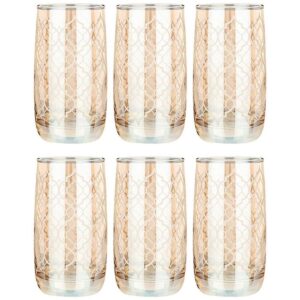 НАБОР СТАКАНОВ ИЗ 6 ШТ "БАКАРРА МЕД" 330 МЛ