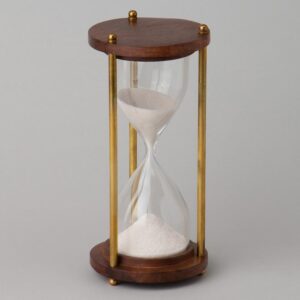 ПЕСОЧНЫЕ ЧАСЫ ДИАМЕТР=7СМ ; ВЫСОТА=14СМ