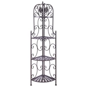 ЭТАЖЕРКА УГЛОВАЯ 49*34*159 СМ