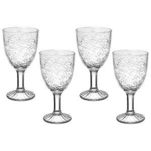 НАБОР БОКАЛОВ ДЛЯ ВИНА "BLOSSOM" 4 ШТ/310 МЛ