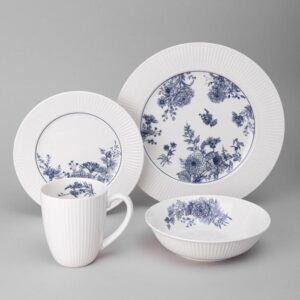 НАБОР ПОСУДЫ ОБЕДЕННЫЙ LEFARD "ROYAL BLUE" НА 4 ПЕР. 16 ПР. (КОР=1НАБ.)