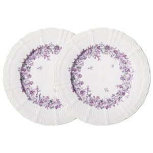 НАБОР ТАРЕЛОК ОБЕДЕННЫХ LEFARD  "LILAC" 2 ШТ. 25,5 СМ (КОР=12НАБ.)